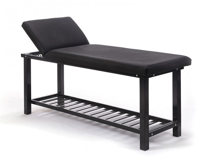 elit ekstra sağlam sırt hareketli bakım masası | siyah