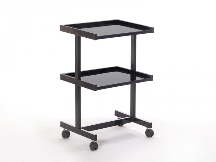 İron cihaz taşıma ve setup sehpası | z tipi 2 raflı siyah (kopya)