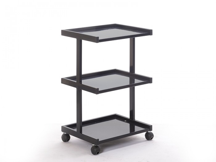 İron cihaz taşıma ve setup sehpası | z tipi 3 raflı siyah (kopya)