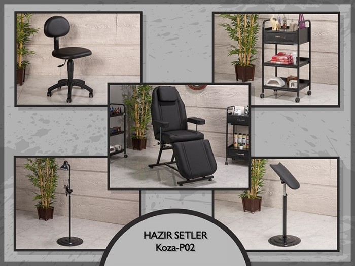 hazır setler | koza p02 | koltuk, sehpa, sandalye, lamba, kolluk