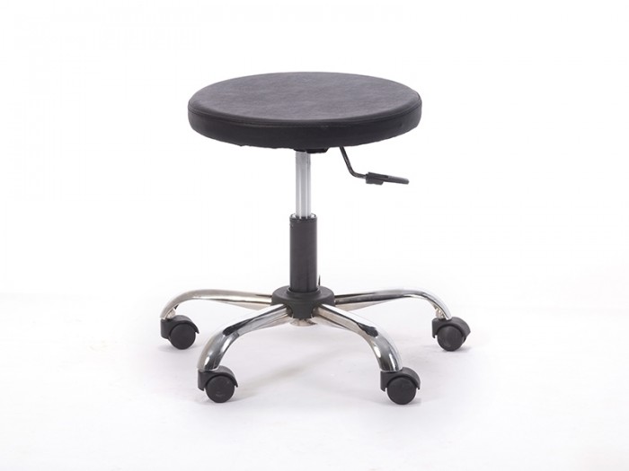 Anasayfa amortisörlü Çalışma taburesi | dökme sünger siyah kromajlı ayak