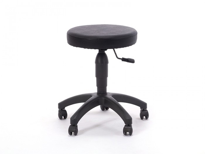 amortisörlü Çalışma taburesi | siyah plastik ayak