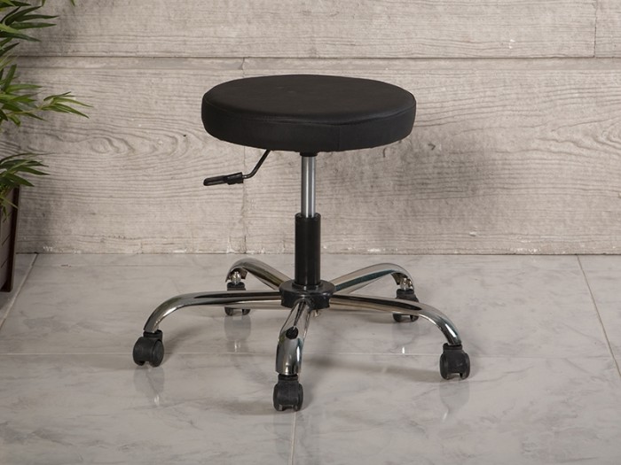 amortisörlü Çalışma taburesi | siyah kromajlı ayak amortisörlü Çalışma taburesi | siyah kromajlı ayak