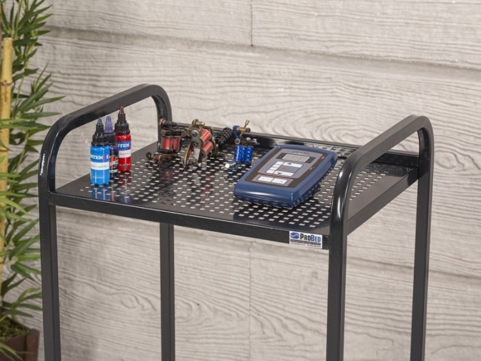 arya cihaz taşıma ve setup sehpası | 2 raflı siyah sac arya cihaz taşıma ve setup sehpası | 2 raflı siyah sac